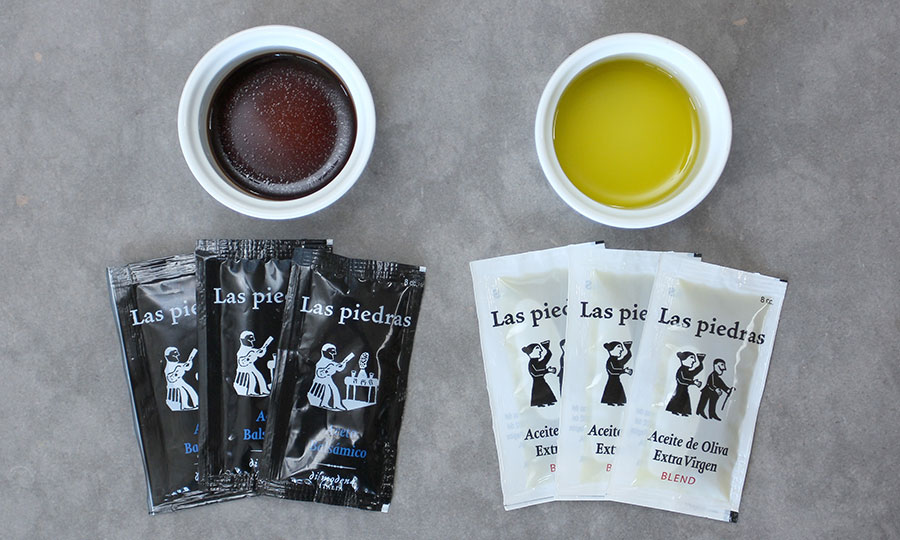Nuevos sachets de aceite de oliva Las Piedras ideales para delivery y restaurantes