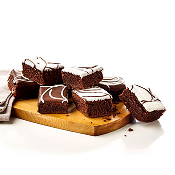 Brownie chocolate americano formato cuadrado o rectangular