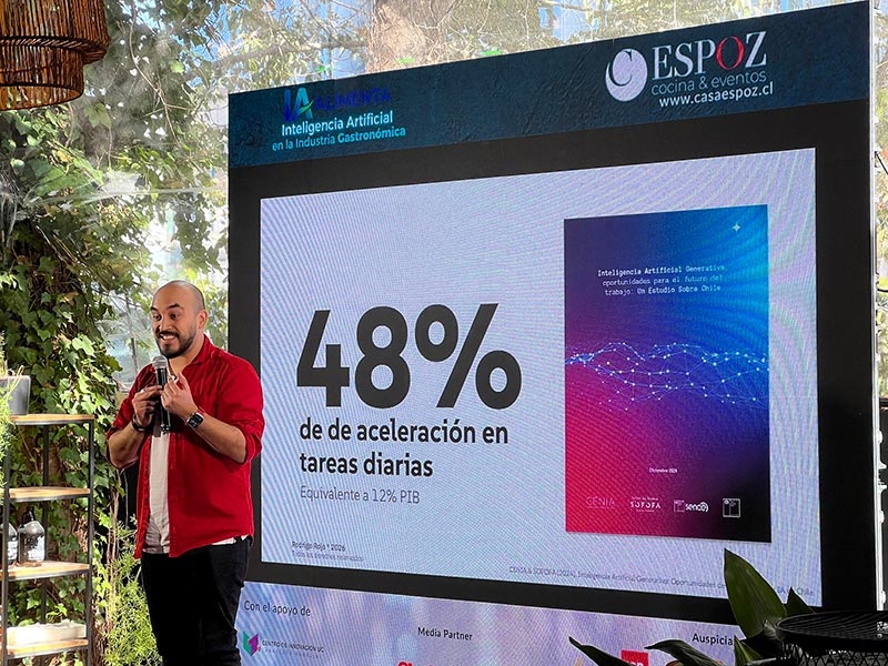 Fotos del seminario IA Alimenta realizado en Casa Espoz, Abril 2026