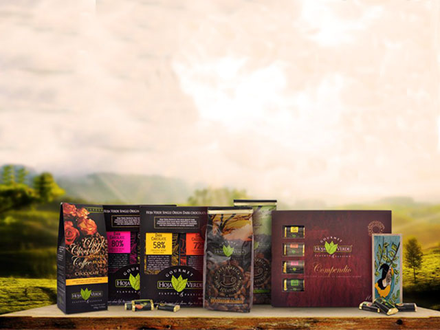 Variedades de caf�s y chocolates - Galeria fotos de hoja verde