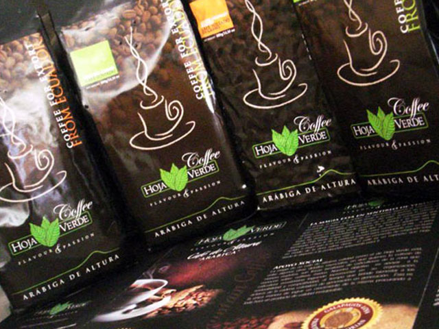 Caf� ar�bica de altura - Galeria fotos de hoja verde