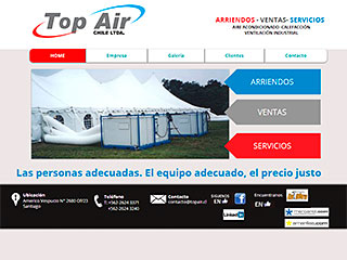 Arriendos Top Air Chile Ltda