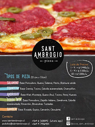 Pizzas Sant Ambrogio