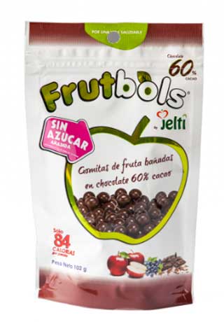 Jelti presenta Frutbols, golosinas saludables, elaboradas con frutas y chocolate sin az�car