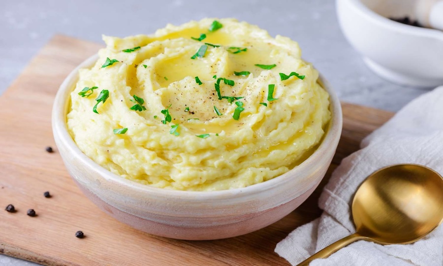 Receta de puré de papa casero y cremoso